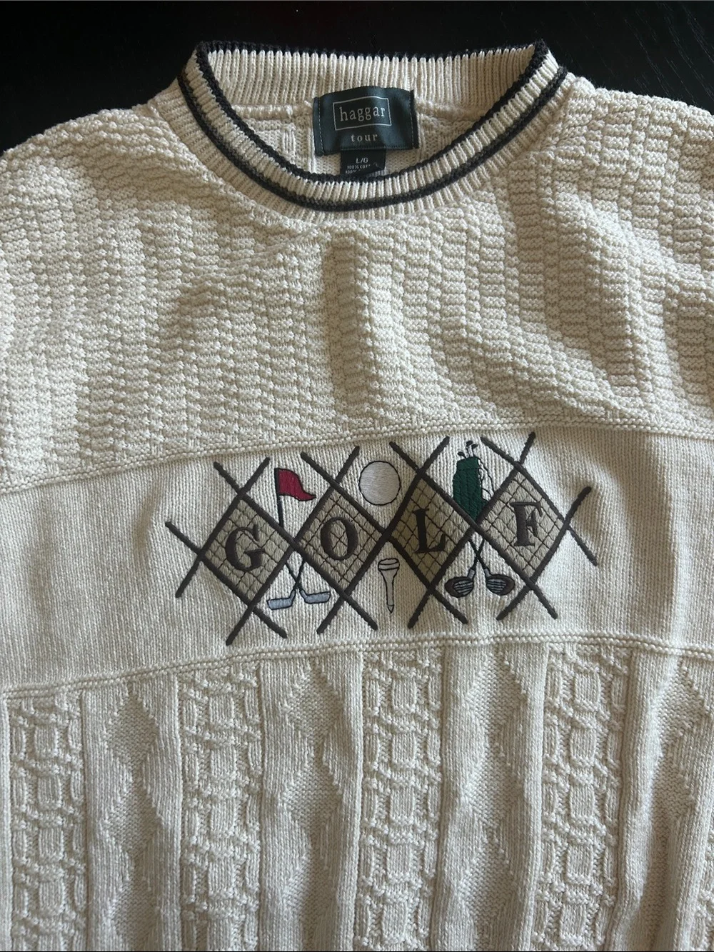 Haggar classic cream